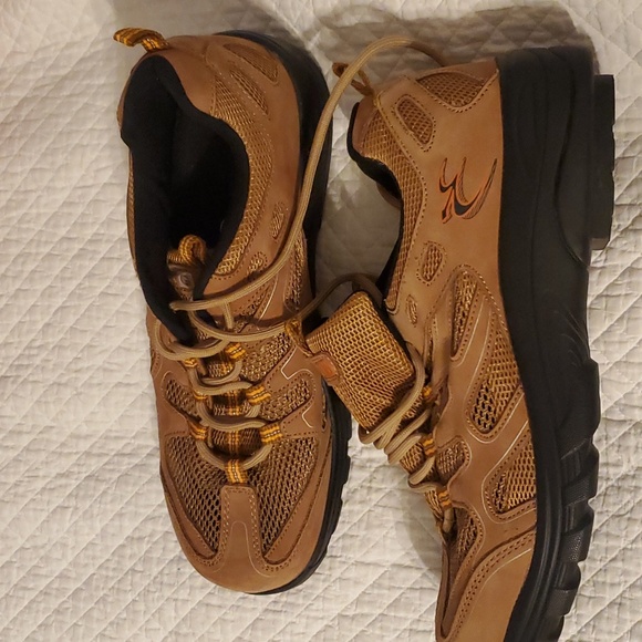 G-Defy Men's Gravity Trampoline Brown Low Top   Hiking Sneakers - Picture 13 of 14